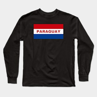 Paraguay Flag Colors Long Sleeve T-Shirt